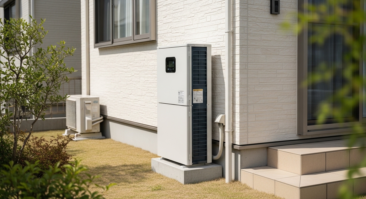 ペットの停電対策と太陽光発電のイメージ