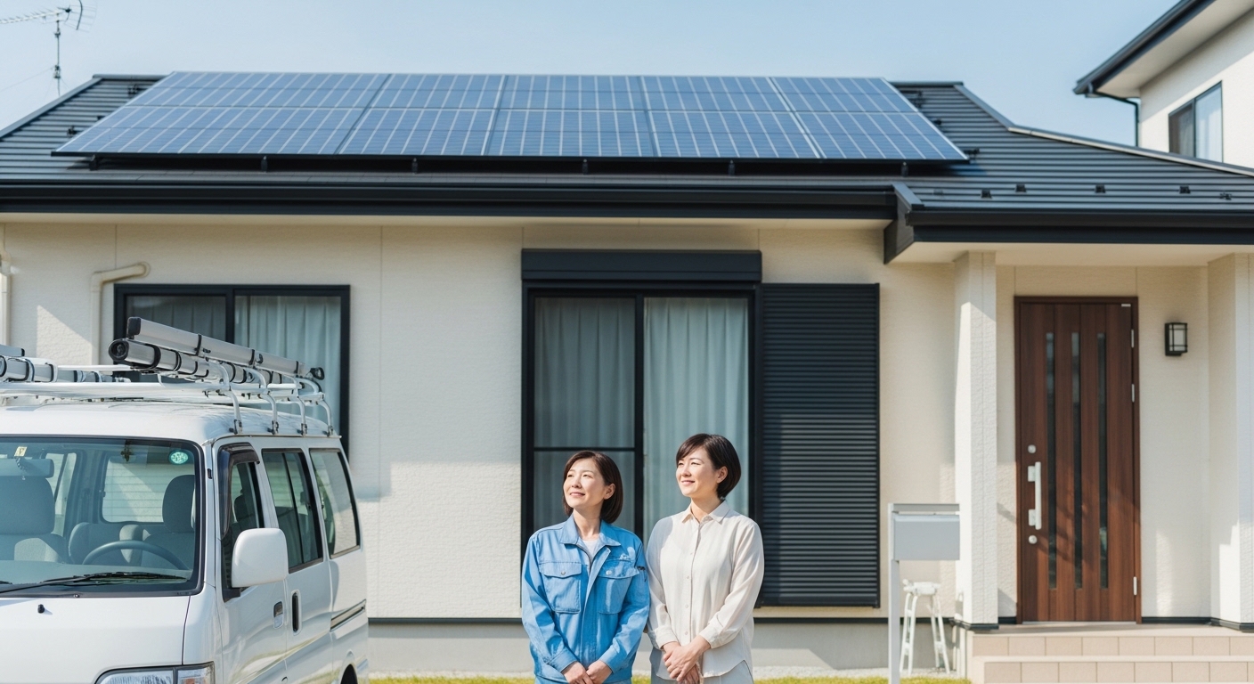 災害時の家庭用電源確保を表すイメージ画像