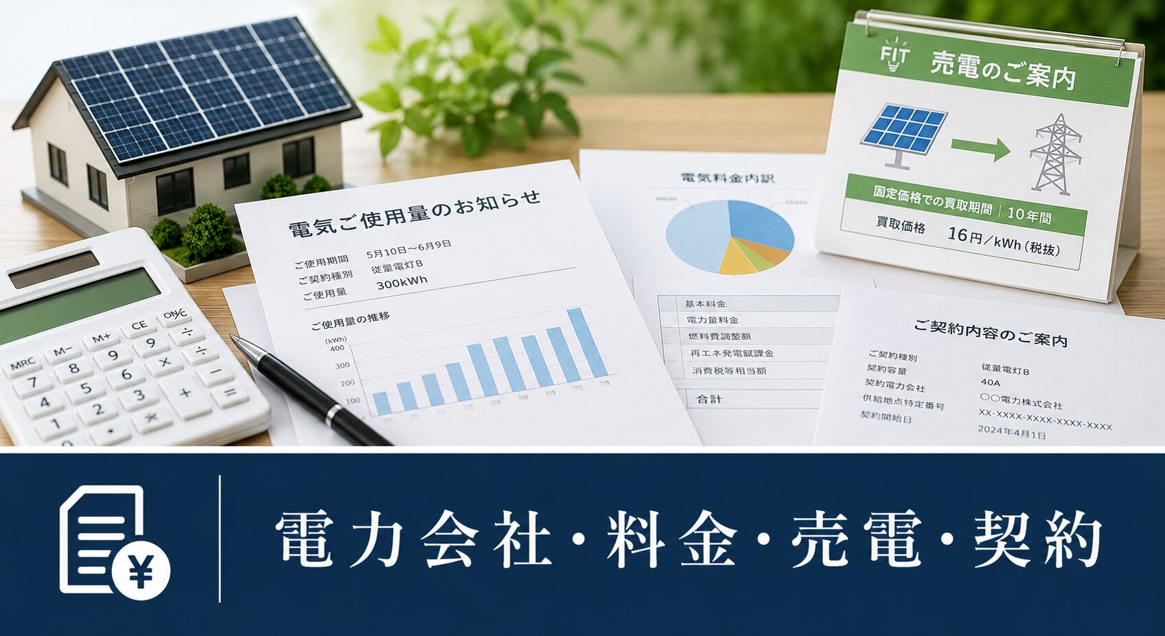 電力会社・料金・売電・契約