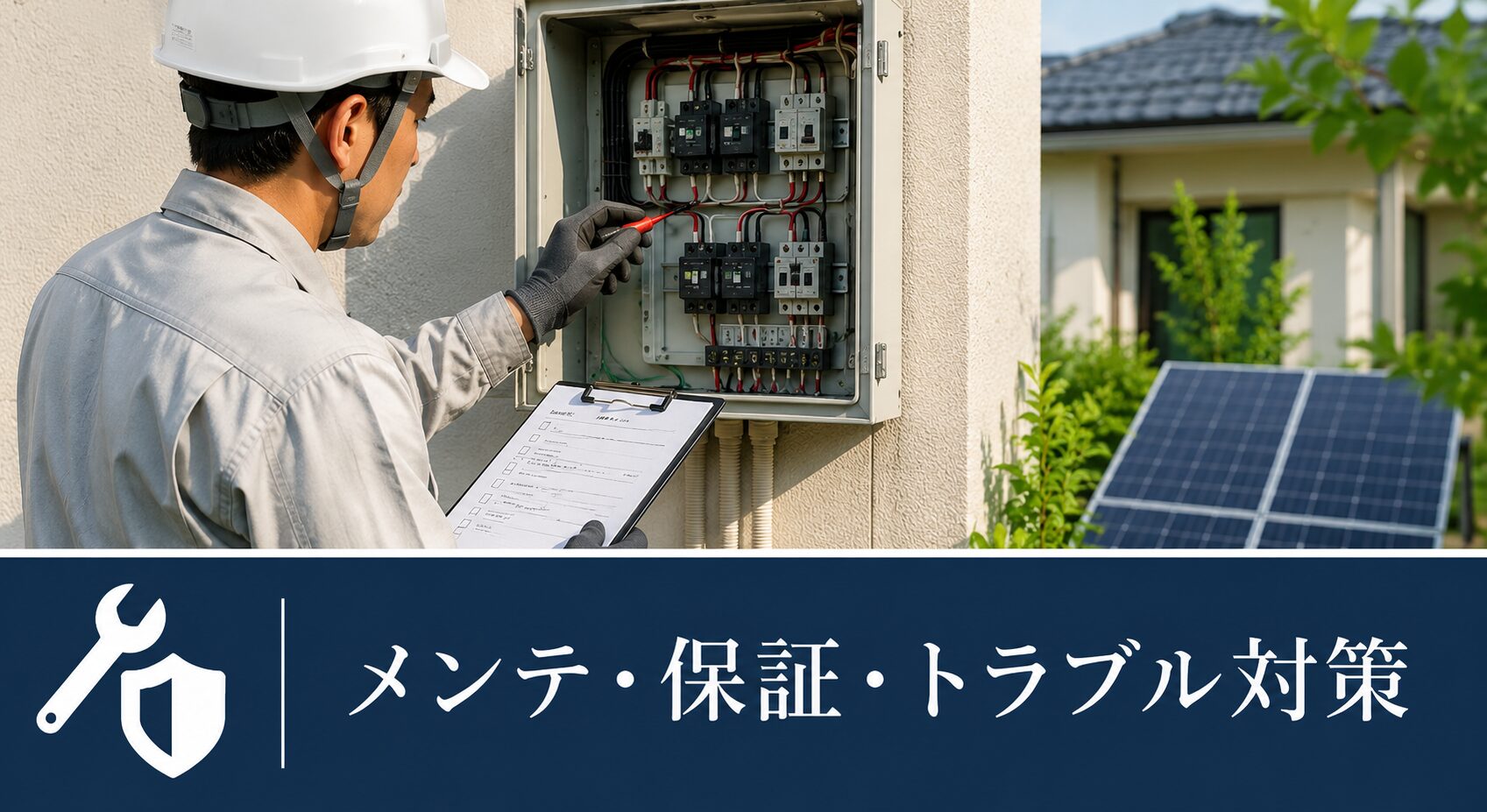 メンテ・保証・トラブル対策