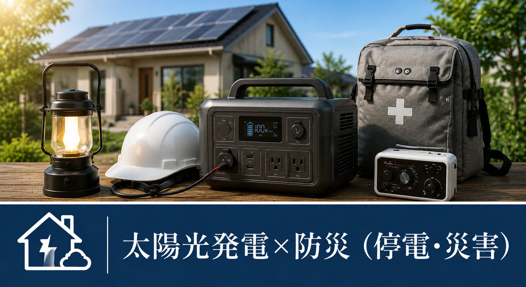 太陽光発電×防災（停電・災害）