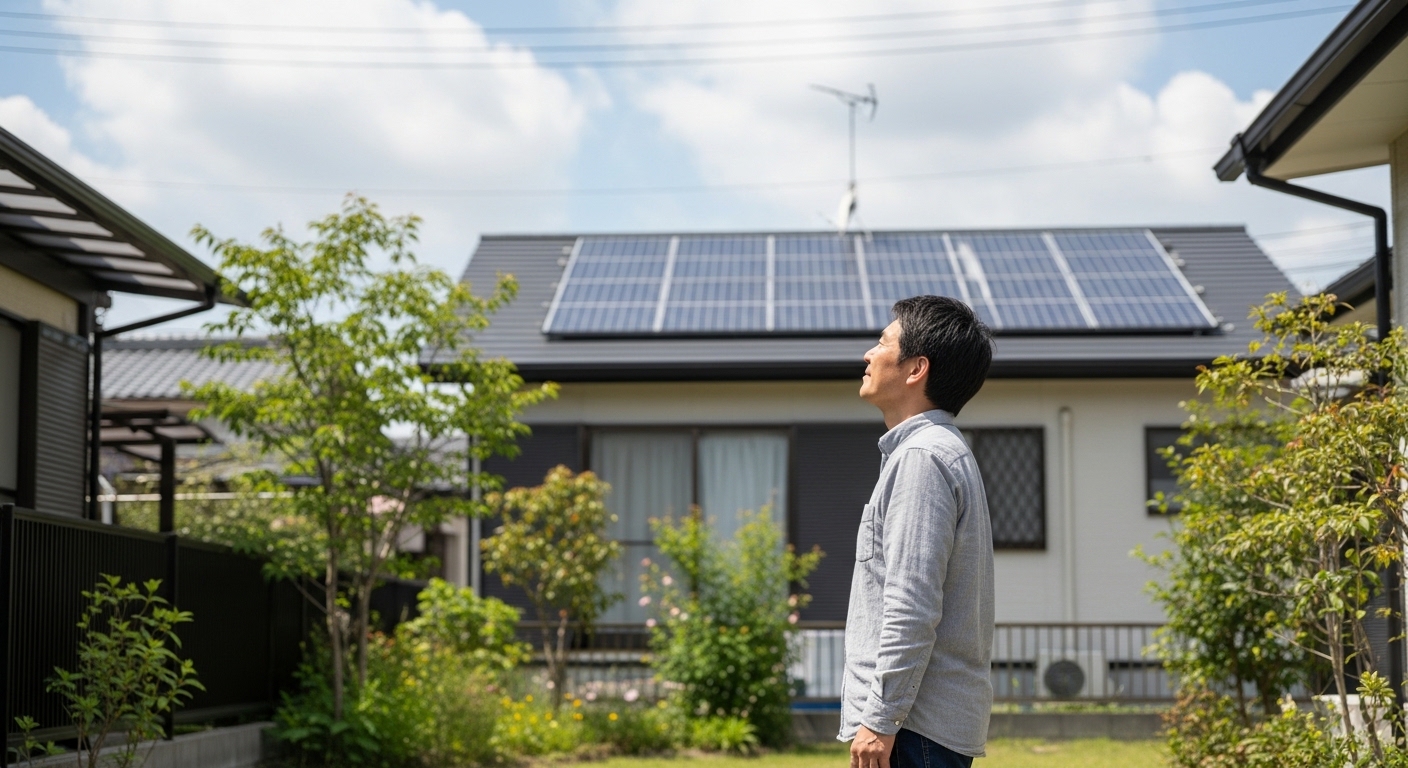 家庭用太陽光発電の機器の選び方を表すイメージ画像