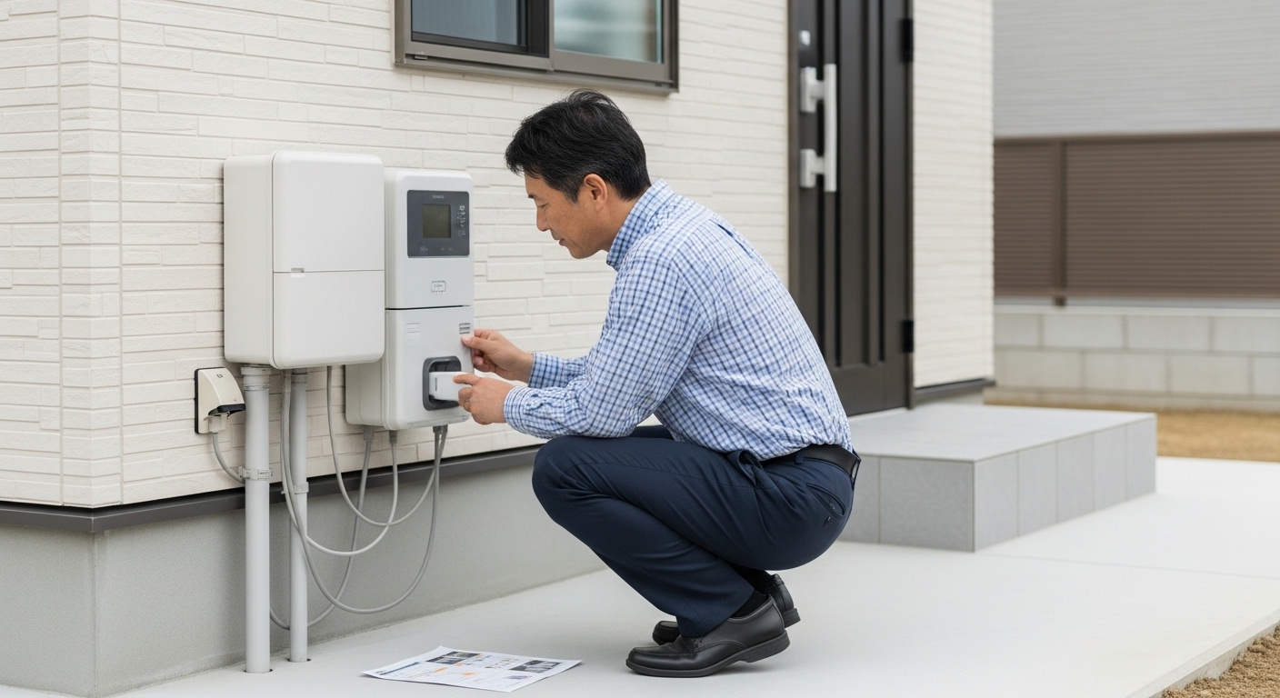 家庭用太陽光発電の機器の準備事項を表すイメージ画像