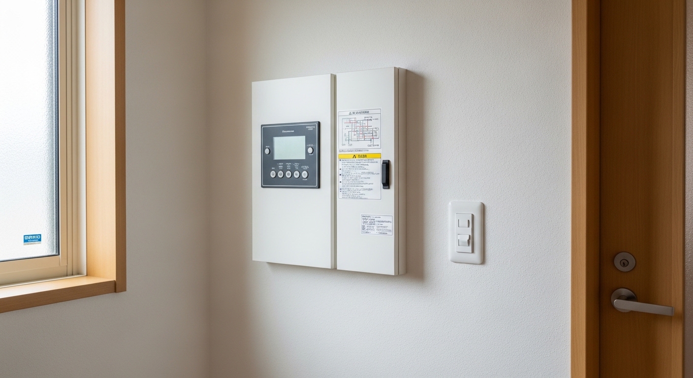 家庭用太陽光発電の家庭用蓄電池使用を表すイメージ画像