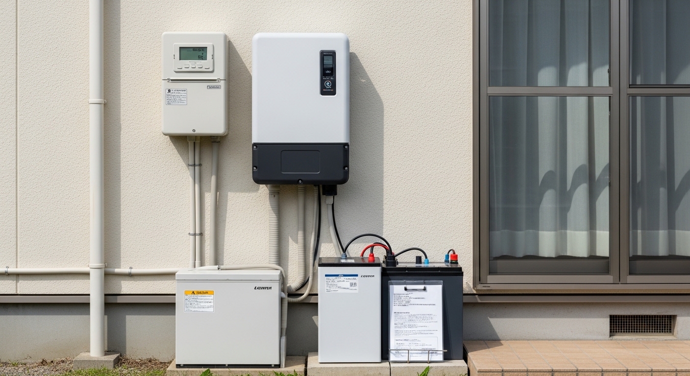 家庭用太陽光発電の売電と料金の注意点を表すイメージ画像