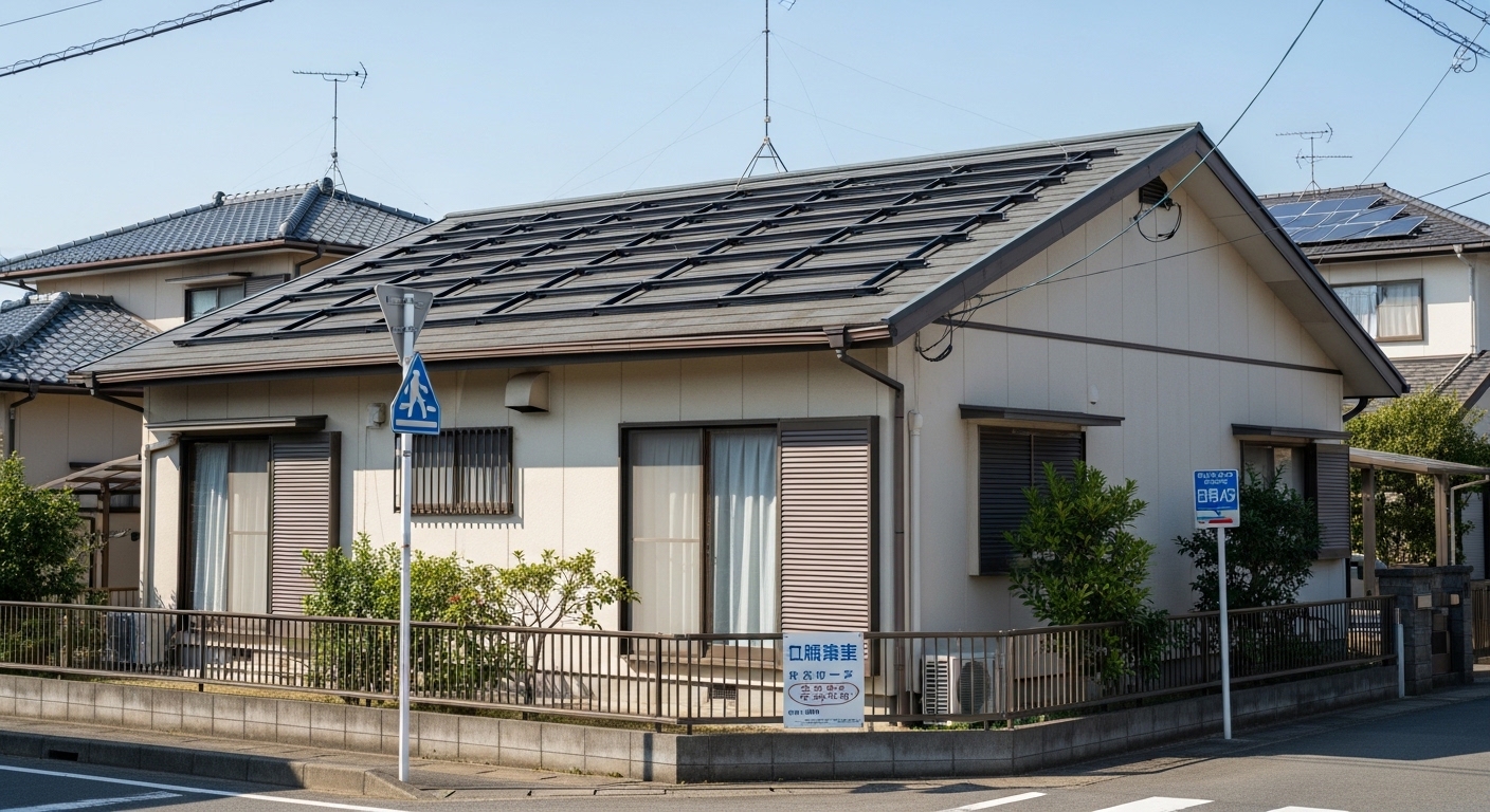 家庭用太陽光発電の注意点を表すイメージ画像