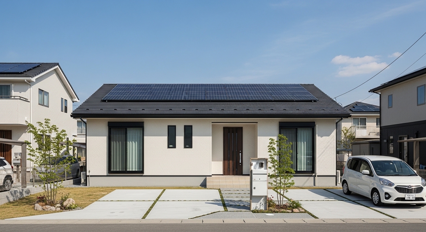 家庭用太陽光発電の補助金比較を表すイメージ画像