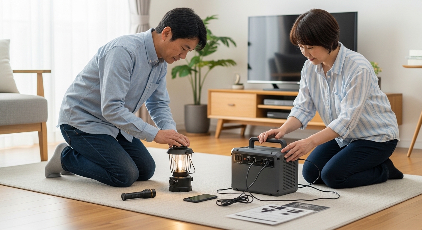 家庭用太陽光発電の点検を表すイメージ画像