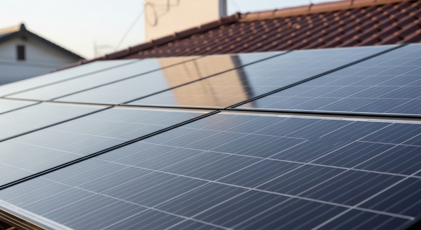家庭用太陽光発電の活用を表すイメージ画像